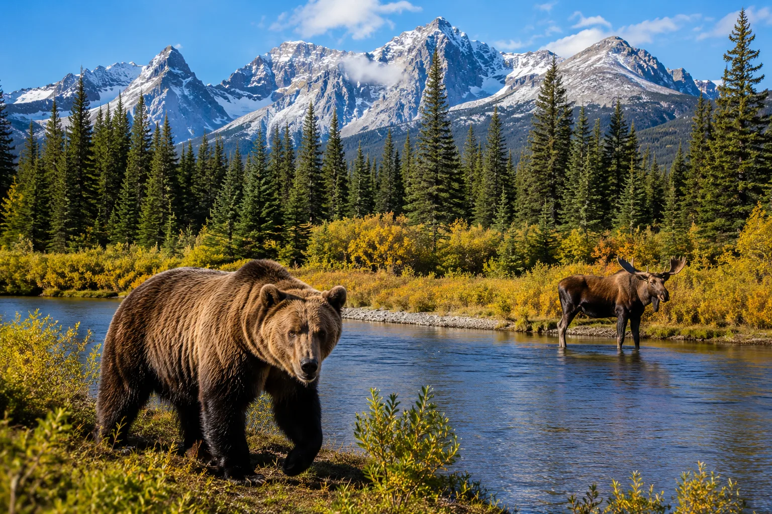 Les meilleurs parcs pour observer la faune canadienne