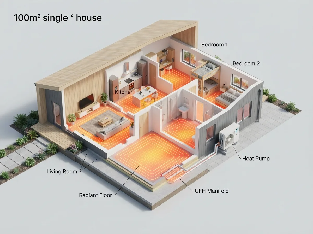 Quelle pompe à chaleur choisir pour une maison de 100 m² ?