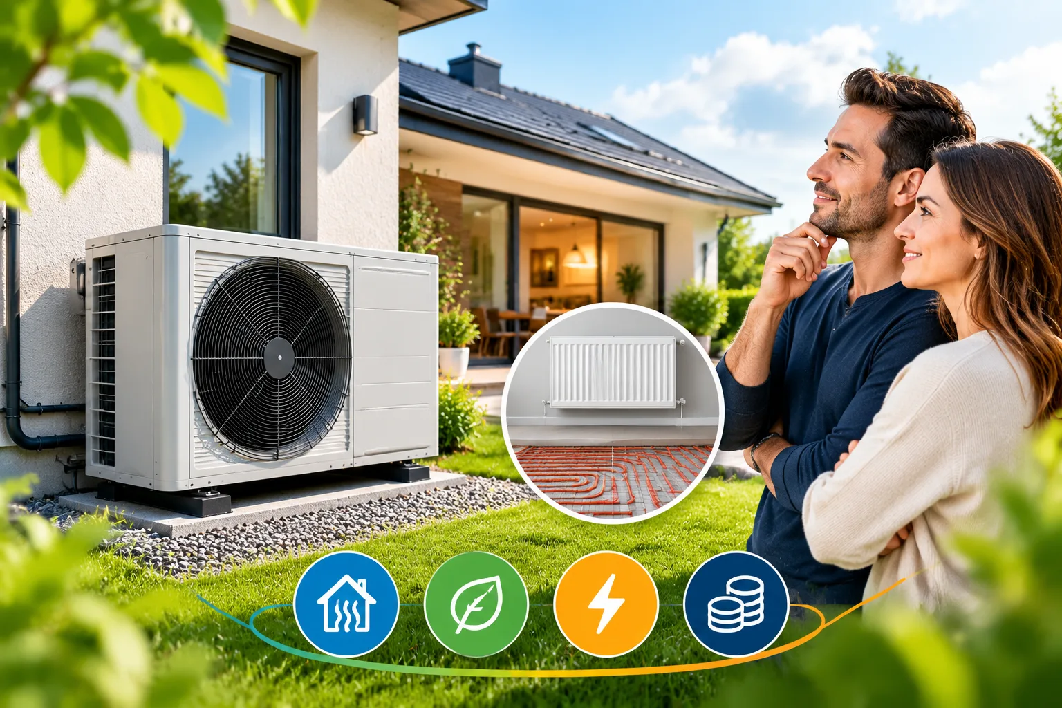 Combien coûte une pompe à chaleur pour une maison de 120 m² ?
